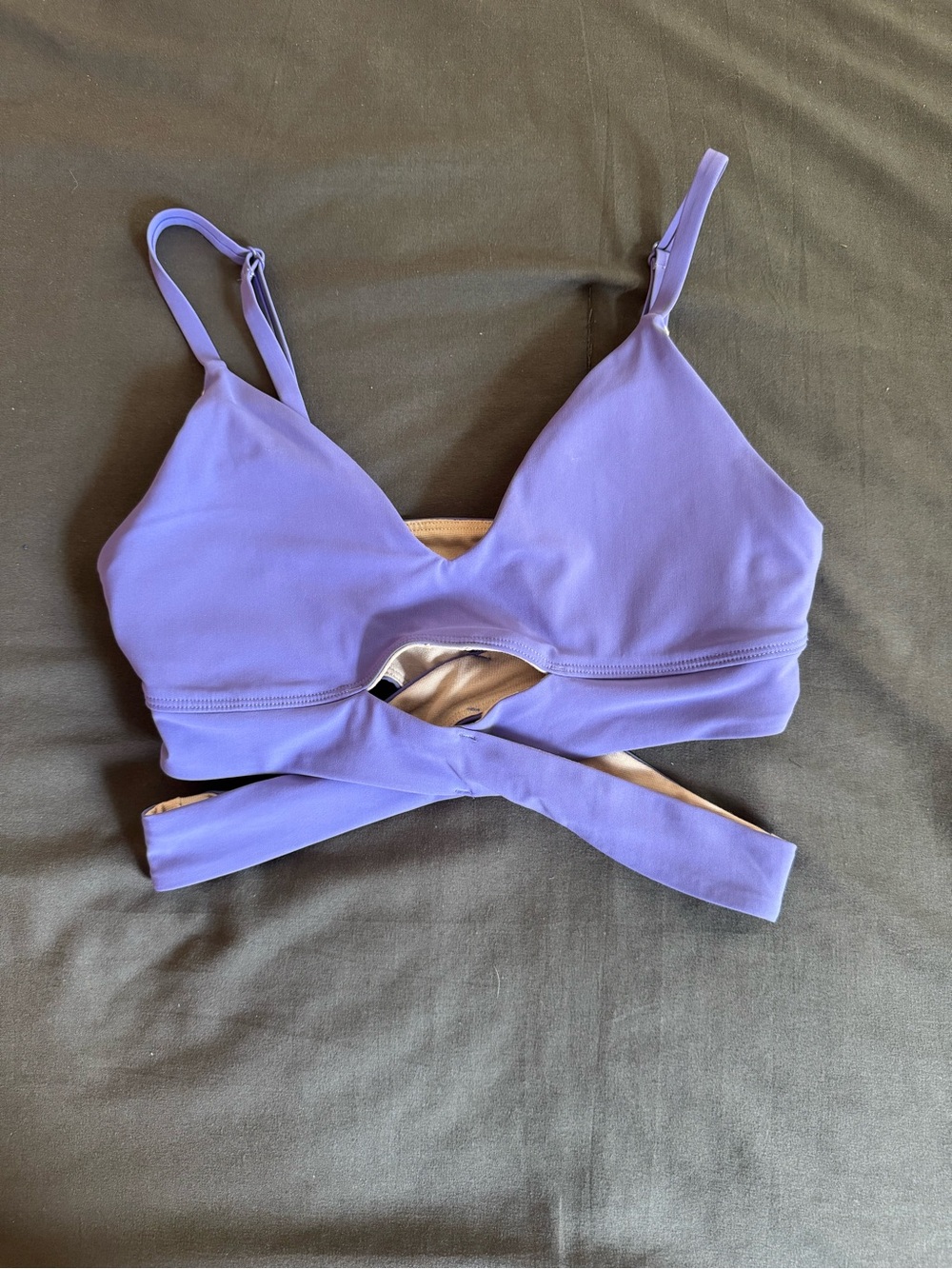 lululemon athletica Lavender Wrap-Front Bralette